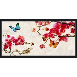 Картина"Орхидеи и бабочки" Тео Риццарди 51-320
