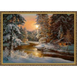 Картина "В Зимнем лесу"  М. Сатаров 61-247 