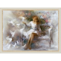 Картина "Белые сны" В. Хаерантс 68-44